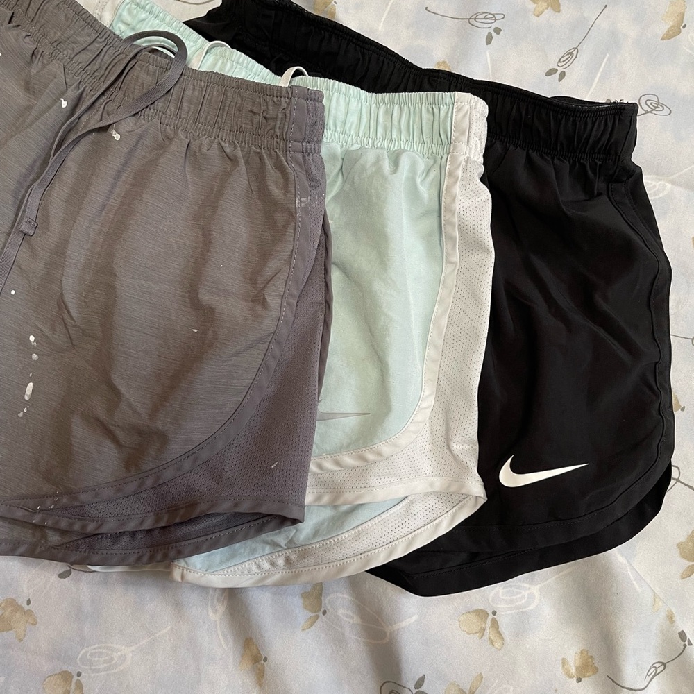 BUNDLE! Three Nike shorts. Black, grey, and blue. Size xs